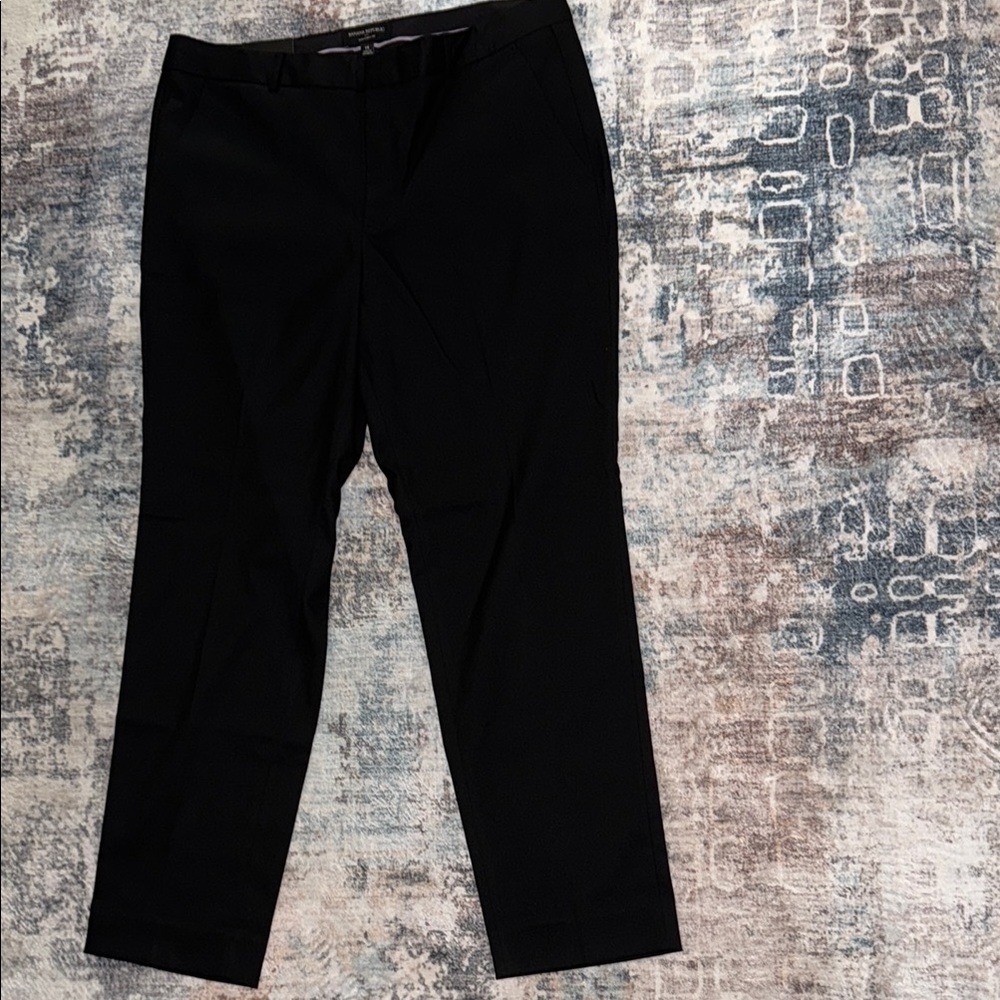 Banana Republic Factory Black Dress Pants Straight-Leg